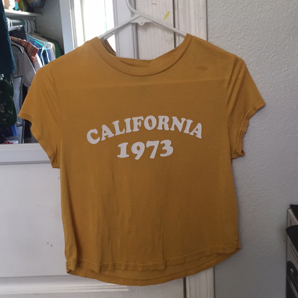 California 1973 H&M mustard shirt - Picture 2 of 4